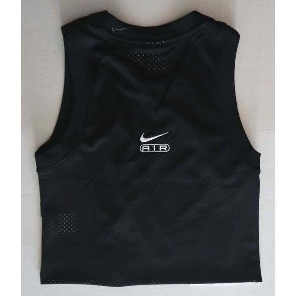 Nike FN2256-010 Women's Sz XS Black/White NSW Air Mesh Tank Top - Picture 7 of 9